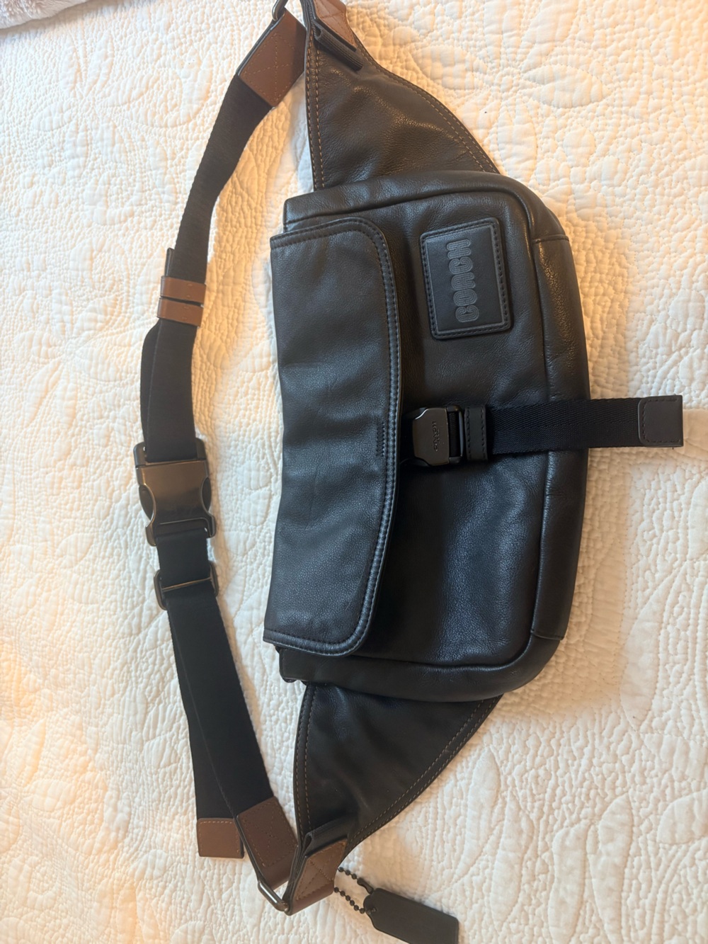Mens Coach Pacer Belt bag